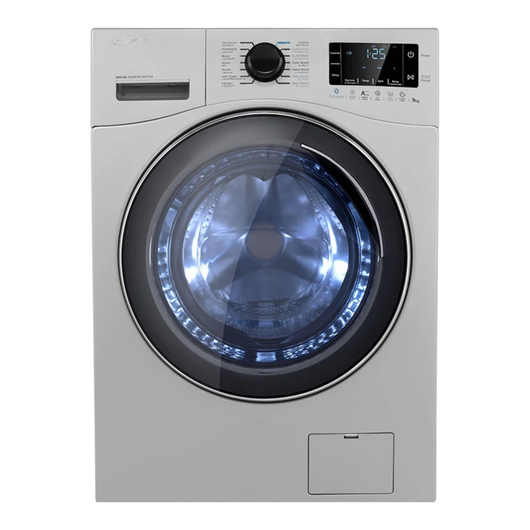 ماشین لباسشویی درب از جلو اسنوا مدل SWM-E92S ظرفیت 9 کیلوگرم