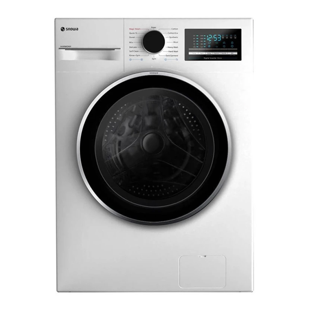 ماشین لباسشویی 8 کیلوگرم اتوماتیک اسنوا مدل SWM-B80W