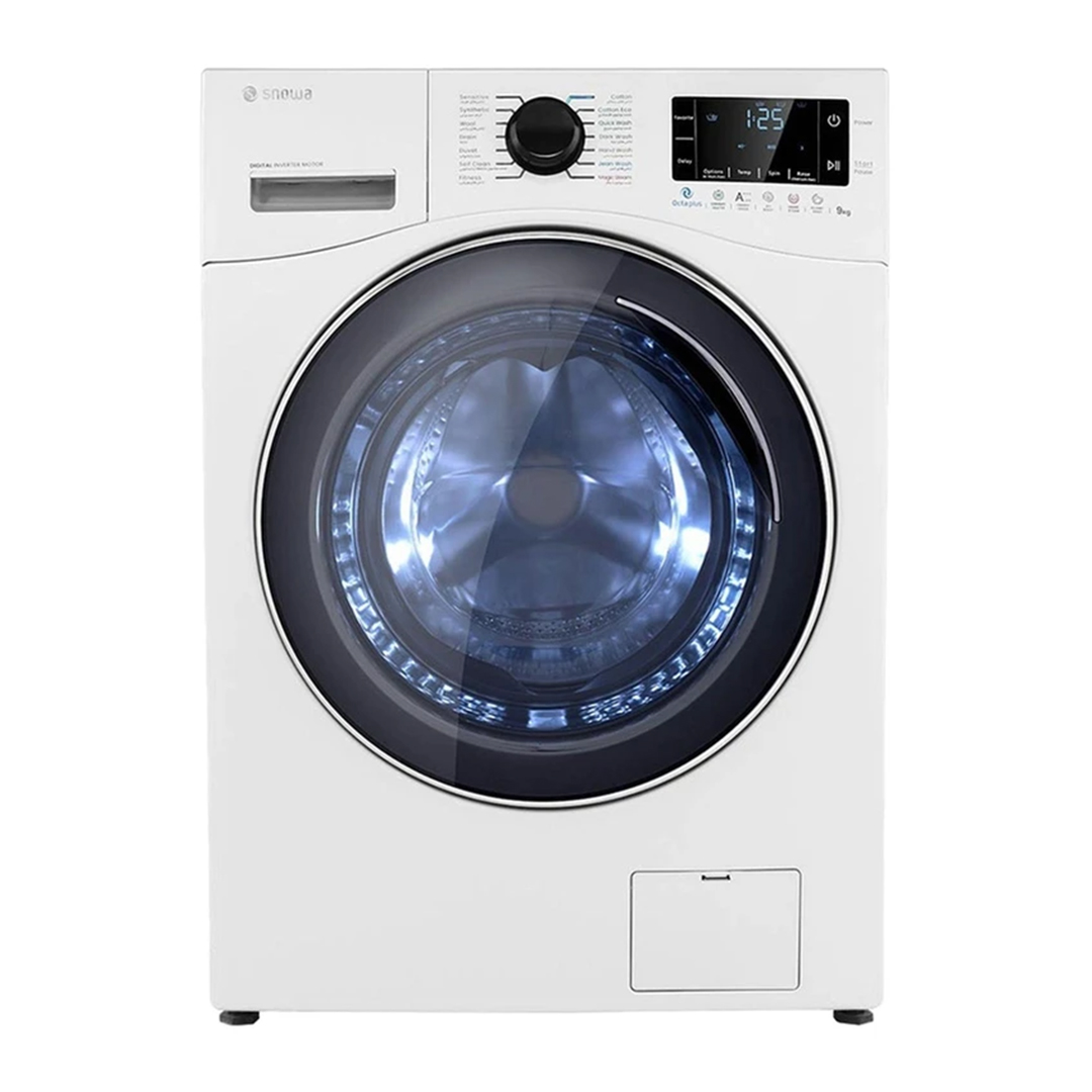 ماشین لباسشویی اتوماتیک اسنوا مدل SWM-E92W ظرفیت 9 کیلوگرم
